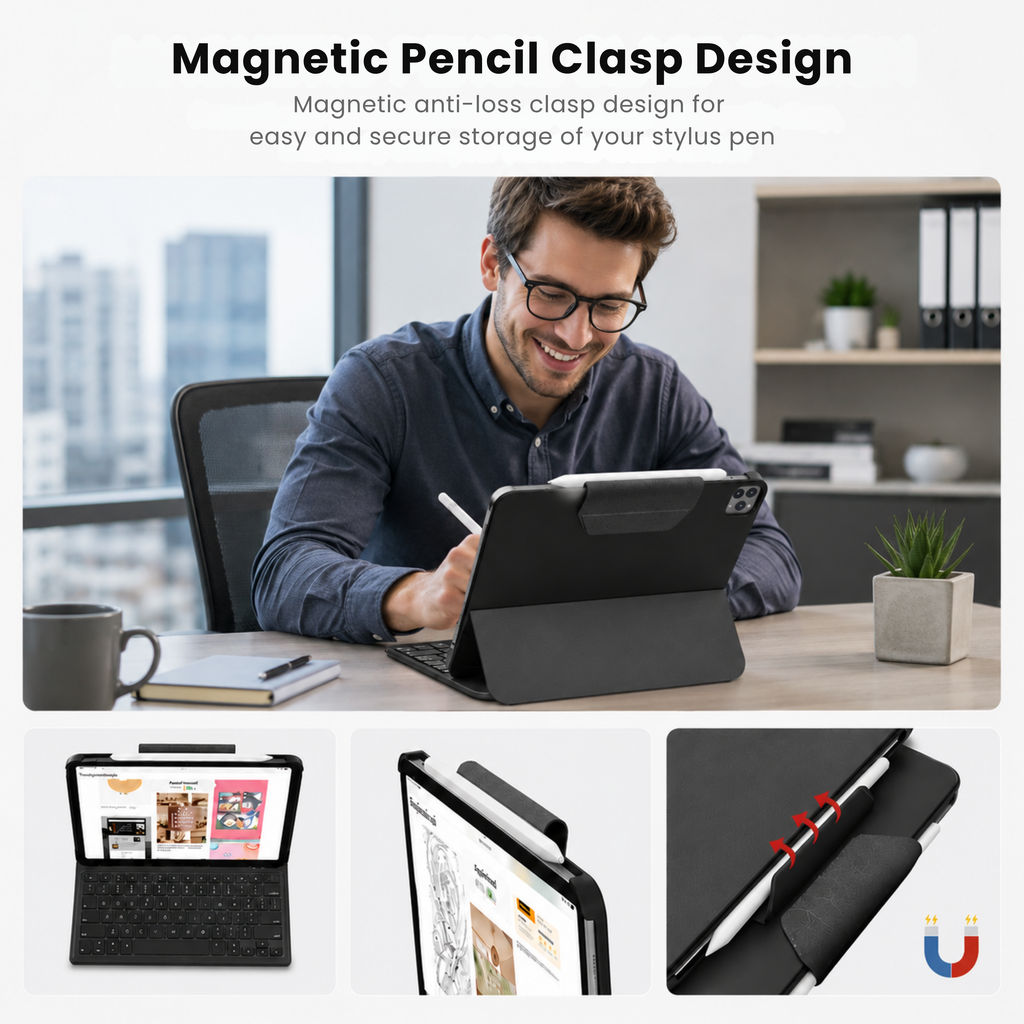 Nevcase Lightweight Butterfly iPad Keyboard Case