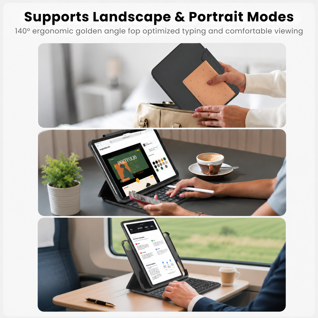 Nevcase Lightweight Butterfly iPad Keyboard Case