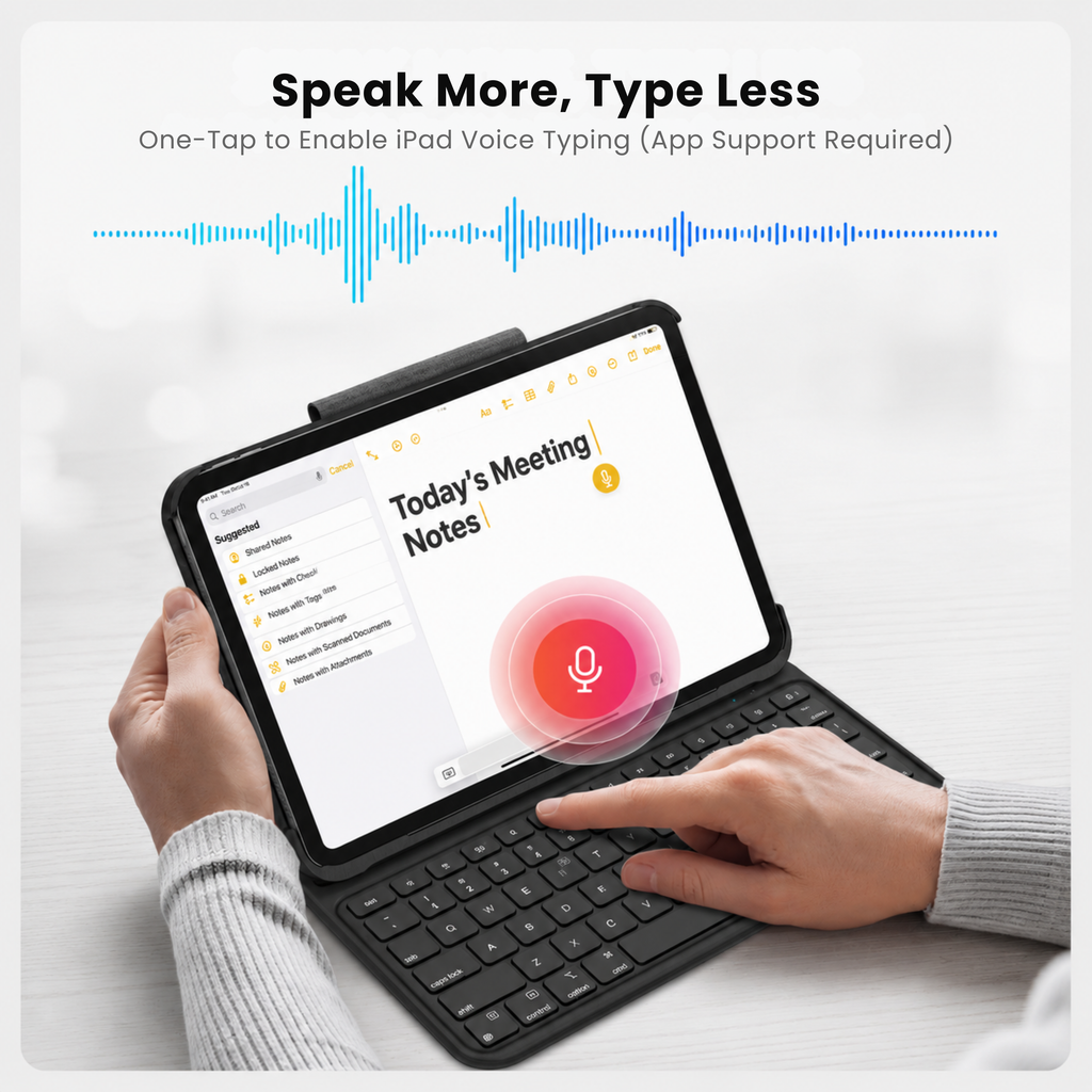 Nevcase Lightweight Butterfly iPad Keyboard Case