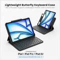 Nevcase Lightweight Butterfly iPad Keyboard Case