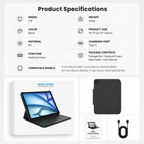 Nevcase Lightweight Butterfly iPad Keyboard Case