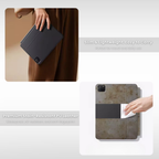 Nevcase Touch-Connect iPad keyboard case slim lightweight easy carry premium PU leather stain resistant waterproof anti fingerprint